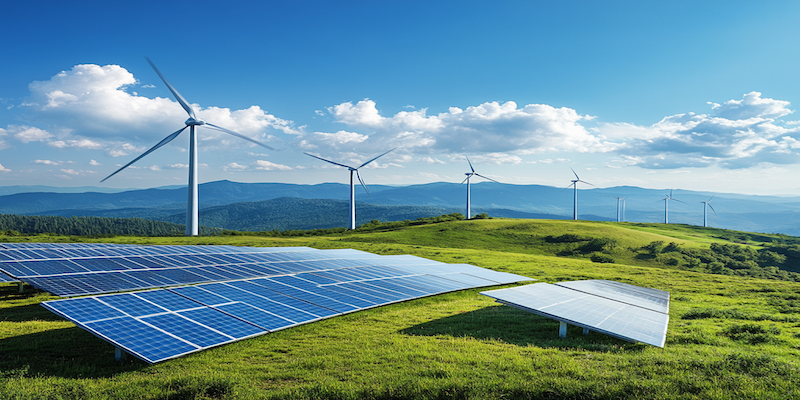 solar panel for renewable energy